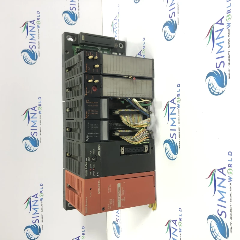 Mitsubishi MELSEC A Series PLC A2SHCPU Rack with A1S61PN Power Supply I/O Modules thumbnail 3